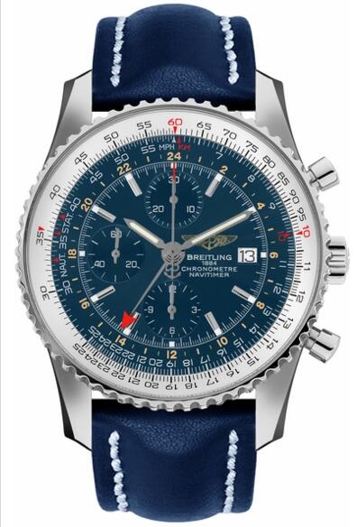 Review Fake Breitling Navitime 46mm Chronograph A2432212-C651-102X watch